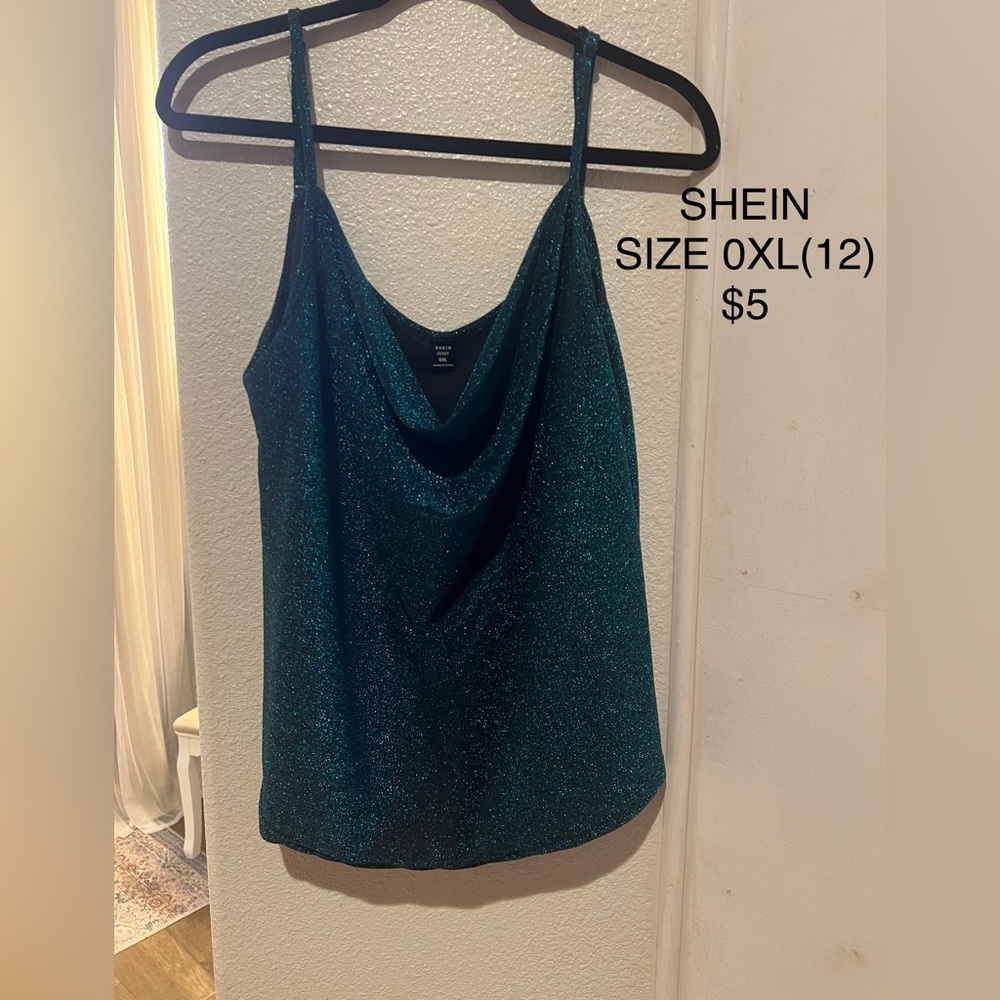 SHEIN shimmery top
